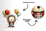 Circus Kids and Animals Clipart, a Person Illustration by Nicolle's Colorful Art (Thumbnail 5 of 12)