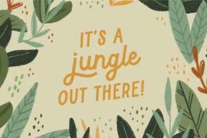 Jungle Giant Font Duo