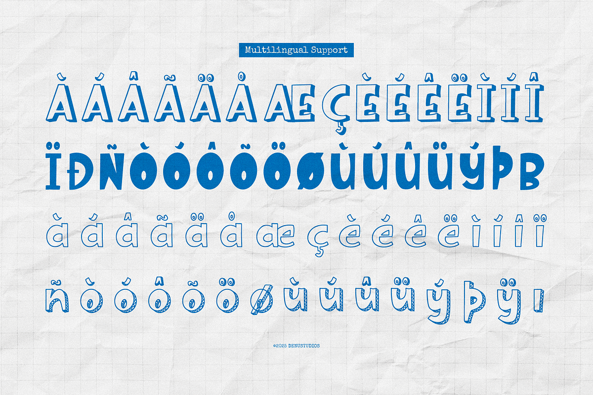 Spirit Muuda | Hand Drawn Font, a Handwritten Font by Denustudios (Photo 11 of 12)