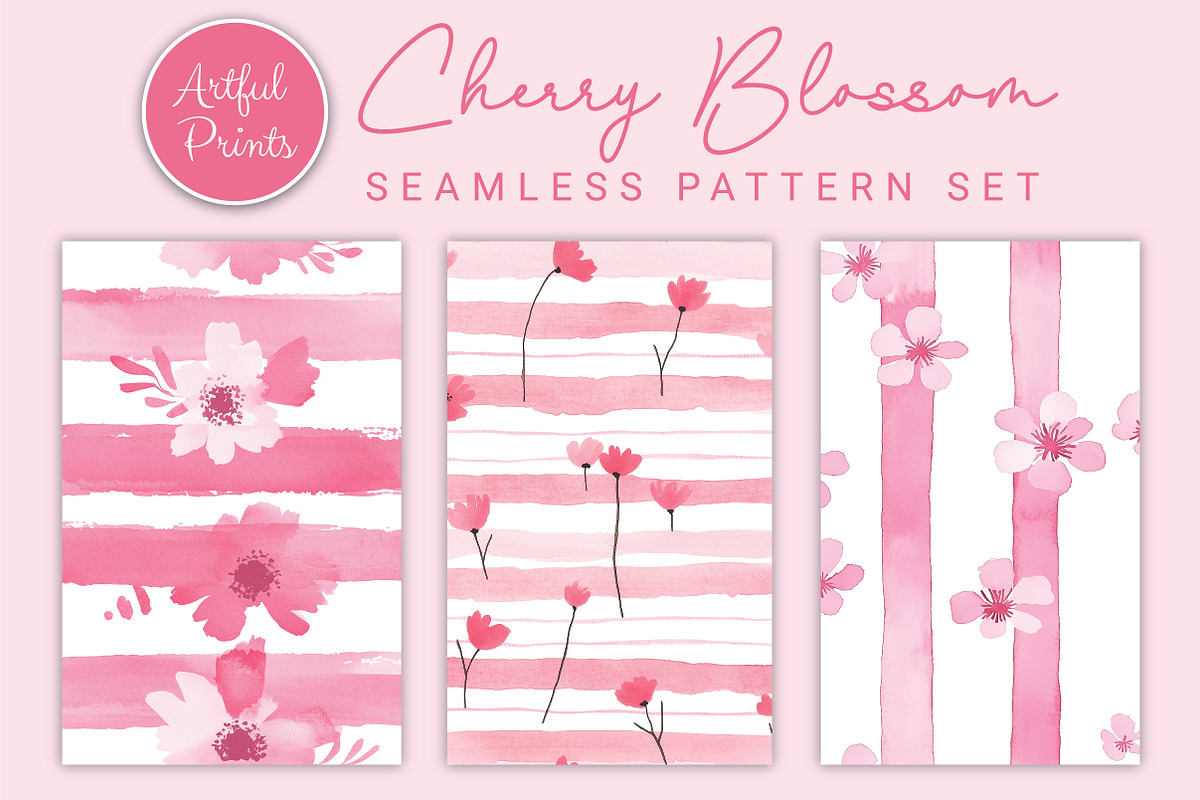 Charrey Bolsoom Seamless Pattern, a Pattern Graphic by Artful Prints (Photo 2 of 3)