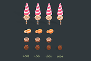 Candy Land - Animation Asset, an Environmental 3D Model by Polydactyl (Thumbnail 3 of 36)