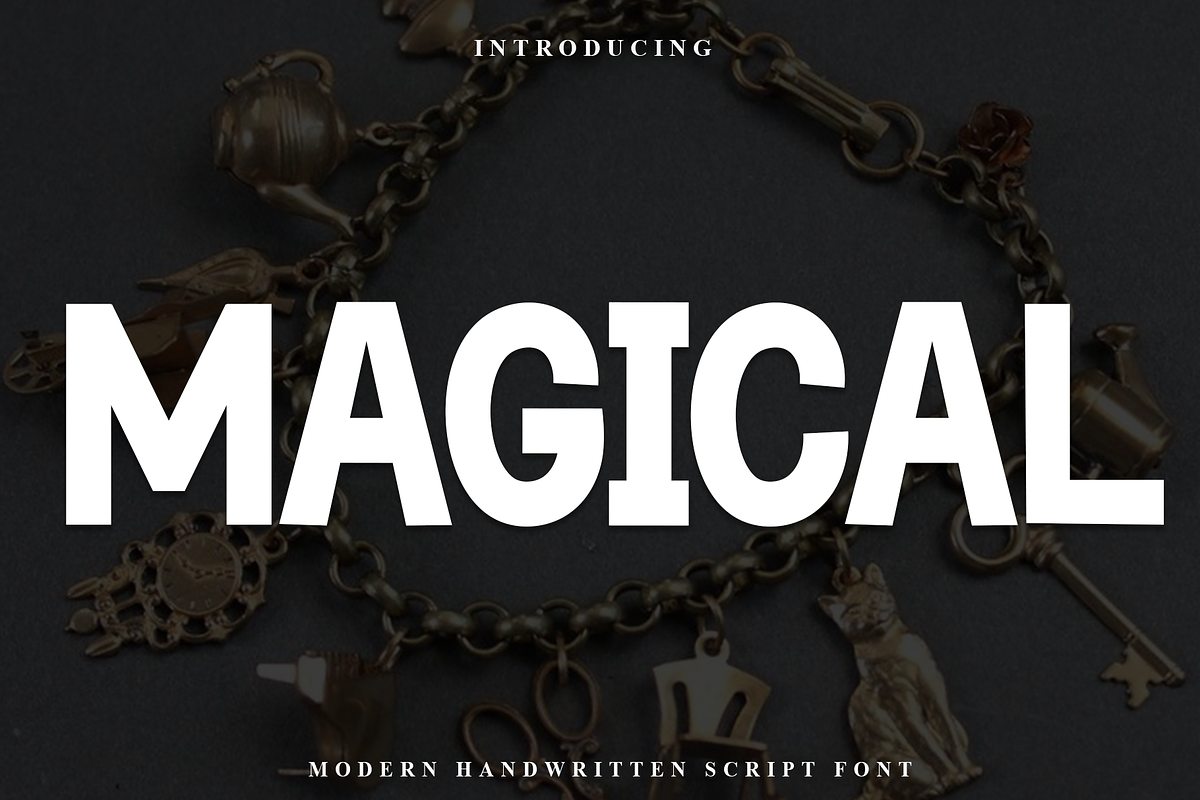 Magical, a Script Font by FreshTypeINK (Photo 1 of 8)