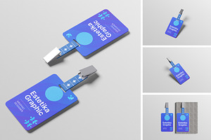 ID Card Mockup, an Advertising Mockup by Afif_studio