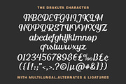 The Drakuta Vintage Script Font, a Script Font by nizarbagasm (Thumbnail 6 of 8)