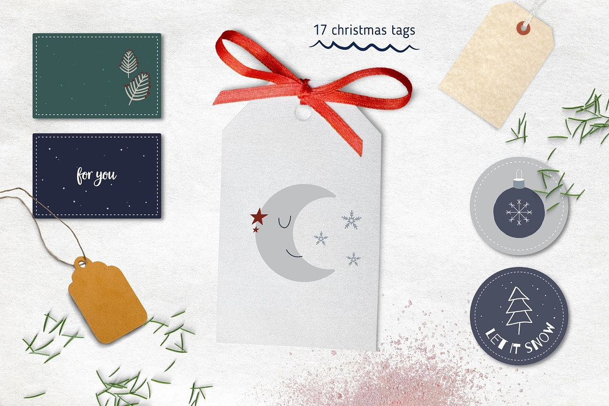 Tiger Christmas Collection, an Animal Illustration by Iryna Danyliuk (Photo 15 of 16)