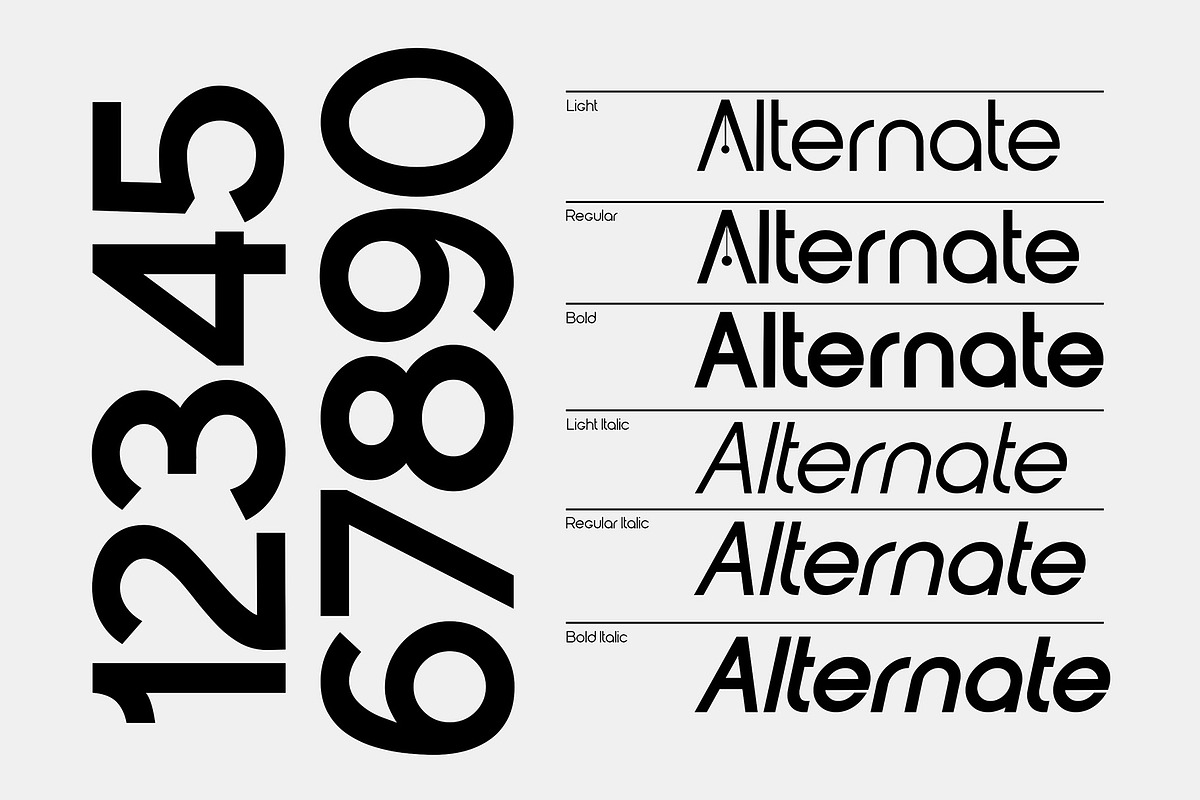Gued – Geometric Sans Serif Font, a Sans Serif Font by figuree studio (Photo 4 of 11)