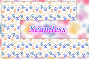 Dog paw seamless pattern, a Pattern Graphic by Digital Studio (Thumbnail 5 of 6)