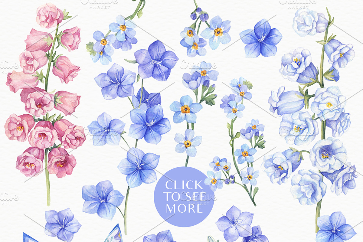 SALE! Blue Fairy Tale, a Decorative Illustration by Irina Diasli (Photo 4 of 10)
