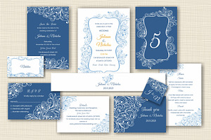 Wedding Invitation set, an Invitation Template by NataLito