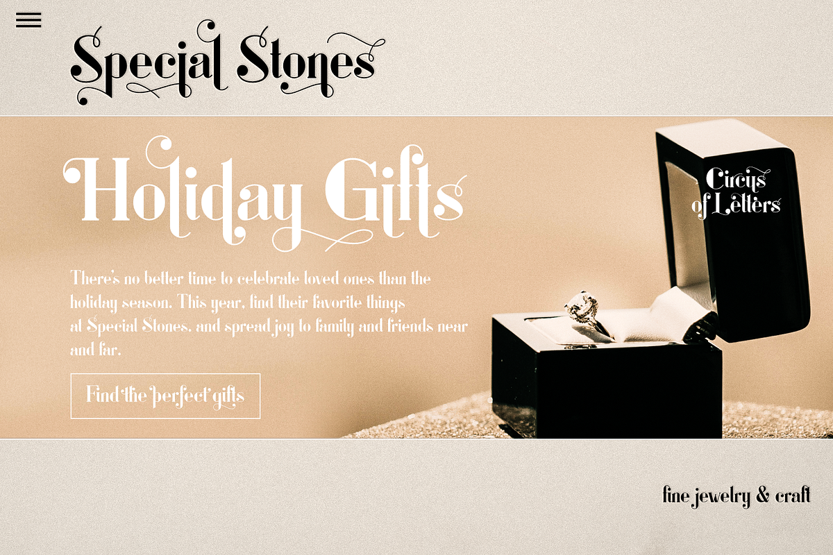 Circus of Letters – Fancy Typeface, a Sans Serif Font by RedyStudio (Photo 14 of 24)