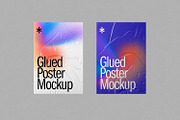Glued Poster Mockups, a Mockup by artimasa (Thumbnail 5 of 5)