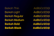 Berkoh | Sans Serif Font Family, a Sans Serif Font by ESEM (Thumbnail 3 of 9)