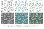 The Camping Toile de Jouy Pattern, a Pattern Graphic by Hughes Studio (Thumbnail 2 of 6)