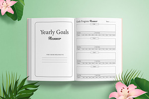 Editable Yearly Goals Planner