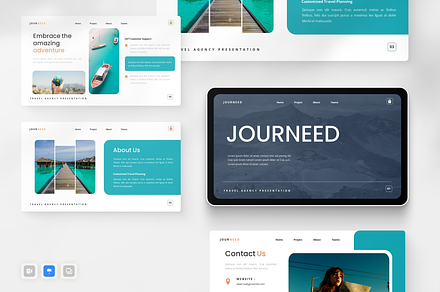 Travel Agency Presentation Keynote, a Presentation Template by Annora Studio