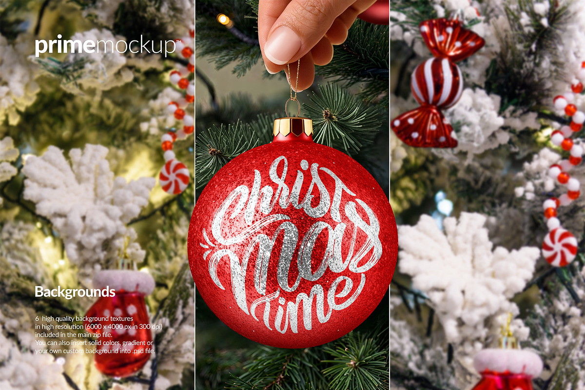 Hand Holding Christmas Ball Mockup, a Product Mockup by PrimeMockup (Photo 8 of 10)
