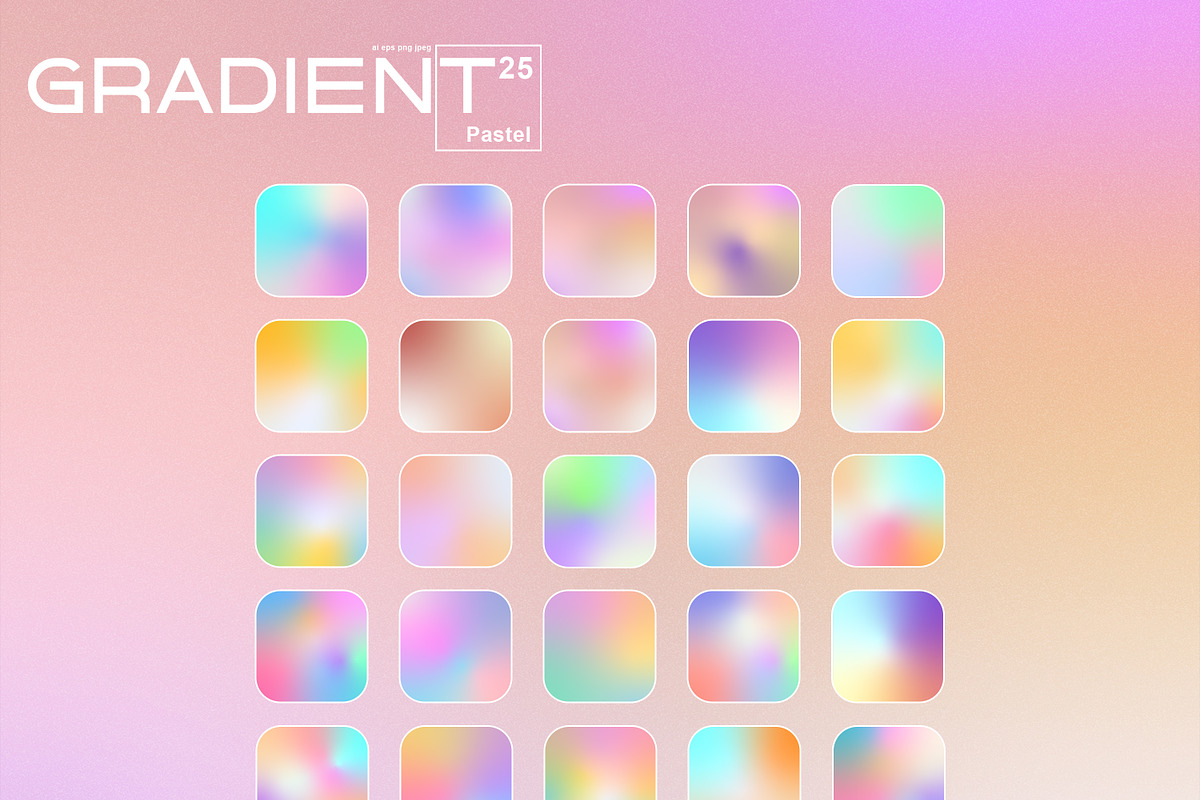 Pastel Grainy Gradient Texture, a Texture Graphic by Vintage Digital Textures (Photo 10 of 14)