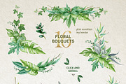Botanical Greenery Clipart Set, a Decorative Illustration by AnitaPol (Thumbnail 6 of 13)