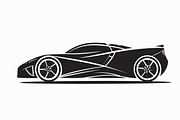 Black Sport Car Silhouette, an Illustration by BIPLOB EXPERT (Thumbnail 6 of 13)