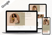 Google Sites Theme | The Naturalist, a Landing Page Template by She Designs Things (Thumbnail 1 of 6)