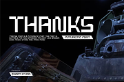 Fontse - Futuristic Font, a Sans Serif Font by Iqsiart Studio (Thumbnail 5 of 6)
