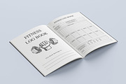 Fitness Log book, a Print Template by Book2bees (Thumbnail 3 of 4)