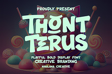 Thont Terus Playful Display Font