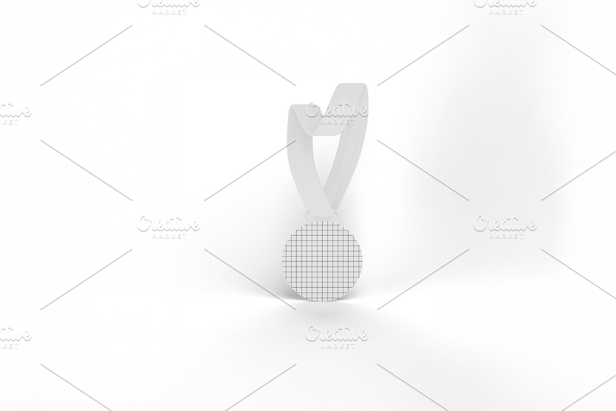 Cartoon Medal Mockup, a Merchandise Mockup by Qaleb Studio (Photo 1 of 2)