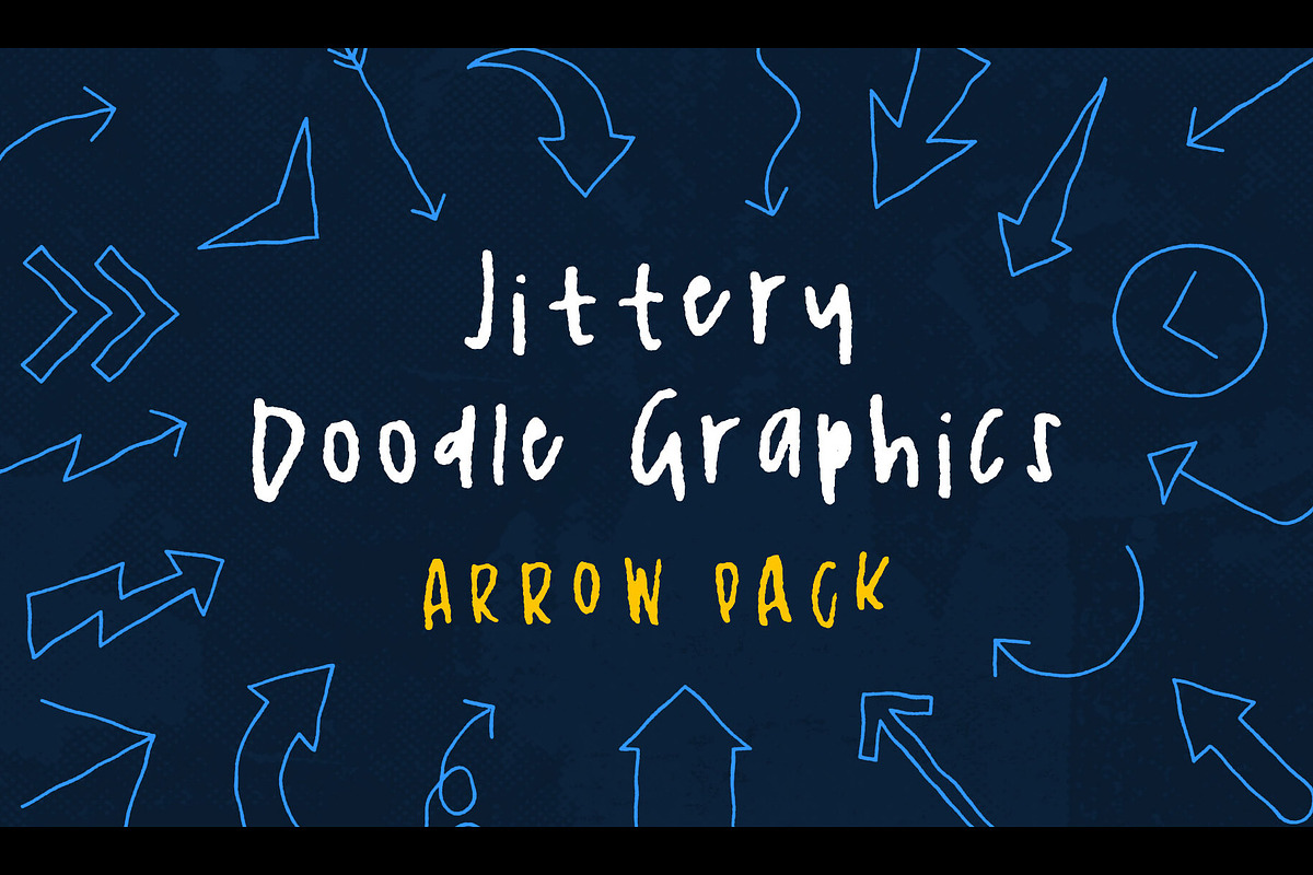 Jittery Doodle Arrows Video Pack, a Background Graphic by Enchanted Studios (Photo 1 of 5)
