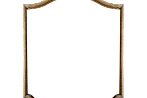 Rustic wooden framw isolated photo, an Arts & Entertainment Photo by DanFLCreativo