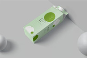 Litre Milk Carton Mockups, a Packaging Mockup by megostudi0 (Thumbnail 4 of 6)