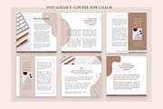 INSTAGRAM E-COURSE FOR COACH, a Social Media Template by Typography Prime (Thumbnail 8 of 11)