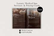 Medspa Service and Pricing Guide, a Marketing Template by Click & Create Co (Thumbnail 3 of 7)