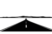 Desert Highway Silhouette Set, an Illustration by musafir_fashion (Thumbnail 10 of 16)