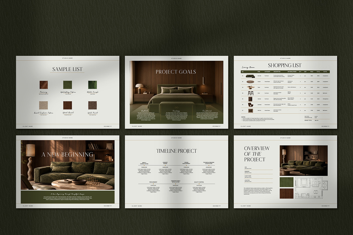 Luxury Interior Design Presentation, a Presentation Template by SKY CREATION (Photo 5 of 7)
