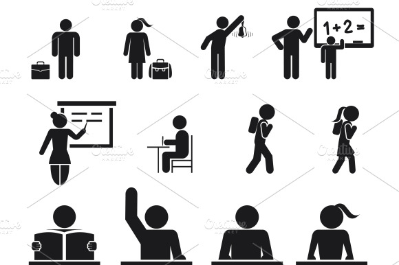 School Children Icons