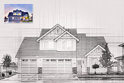 Architectural Sketch Effect, an Action Add-On by U_Design (Thumbnail 3 of 6)