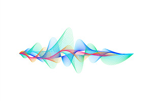 Sound Wave Logo Template.