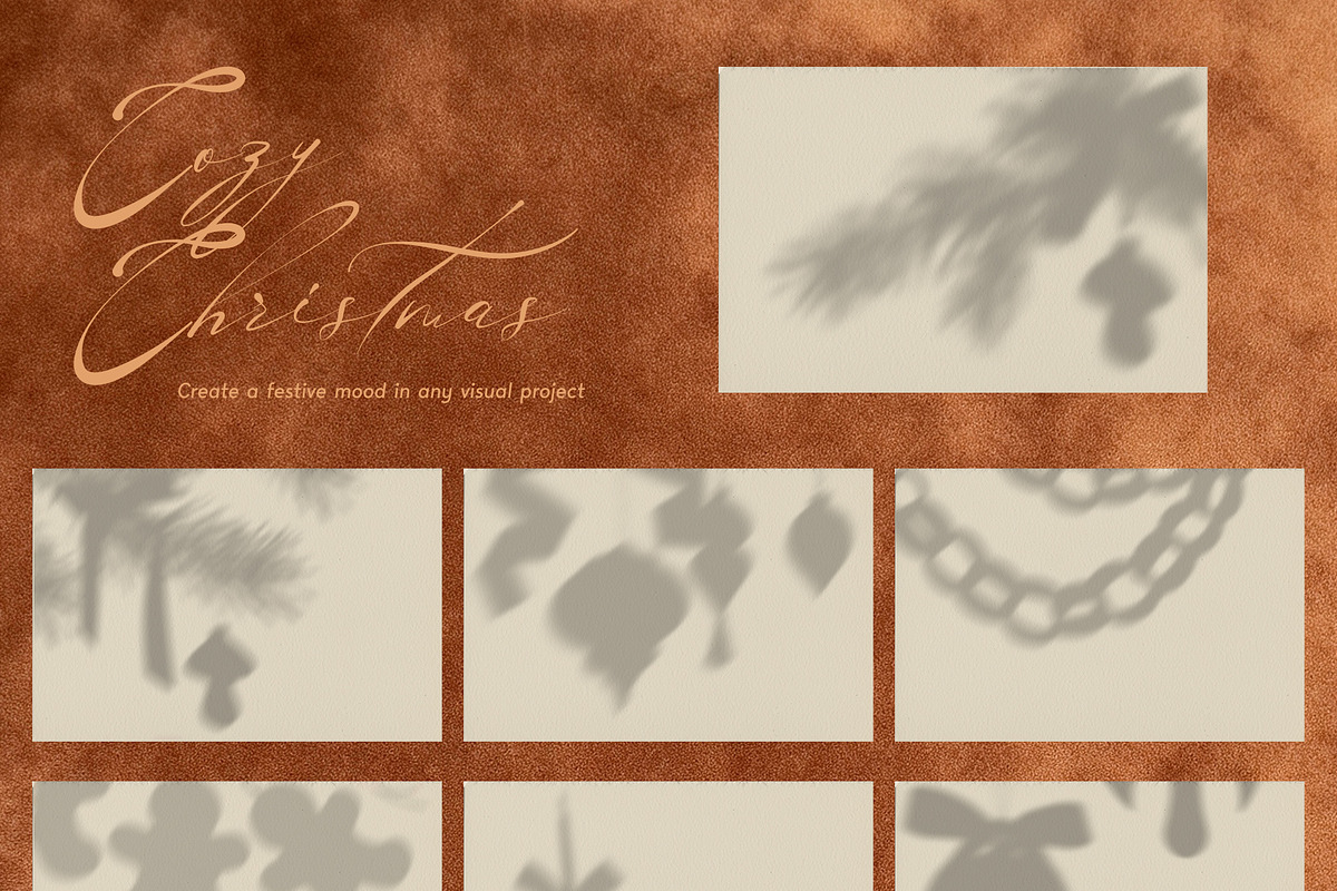Cozy Christmas Shadows & Backgrounds, a Background Graphic by divanovskaya_nv (Photo 12 of 17)