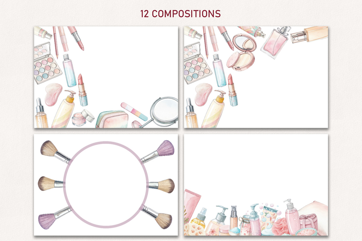 Makeup, Skincare, Self-Care, a Healthcare Illustration by Vaniuta_Art (Photo 7 of 16)