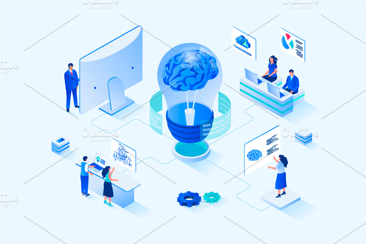 Isometric Web Illustrations, a Templates & Theme by alexdndz (Photo 5 of 31)
