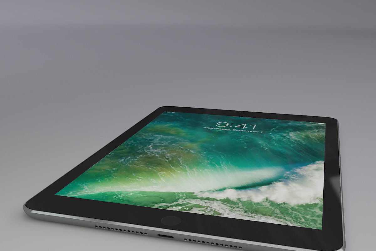 Apple iPad 9.7 Wi-Fi + Cellular 3D, an Object 3D Model by XYZ Space (Photo 10 of 17)