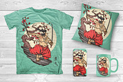 Samurai Hero, a Person Illustration by TSV Art Collective (Thumbnail 2 of 3)
