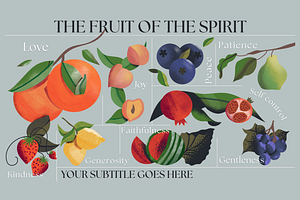 Fruit of the Spirit Template
