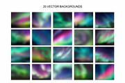 Northern Lights Gradient Backgrounds, a Background Graphic by Part of the Art (Thumbnail 2 of 5)