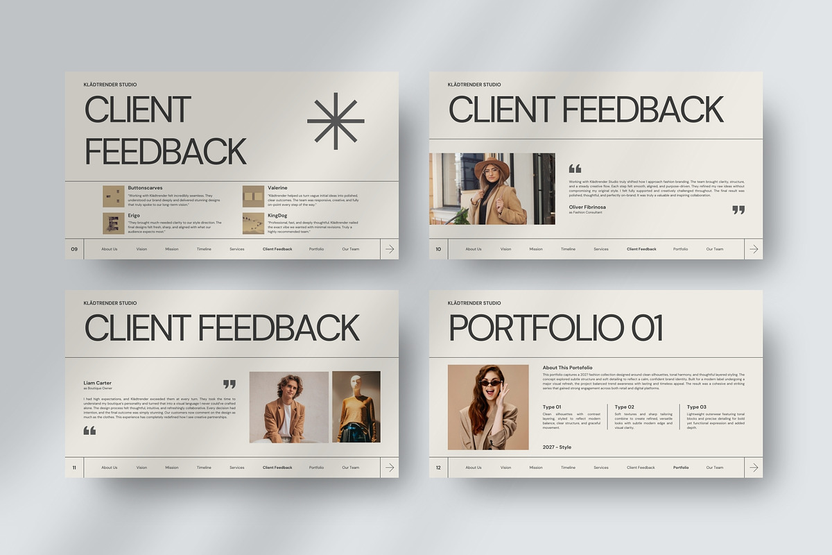Beige Minimalist Pitch Deck V4, a Presentation Template by FIBRINOSÄ (Photo 9 of 11)
