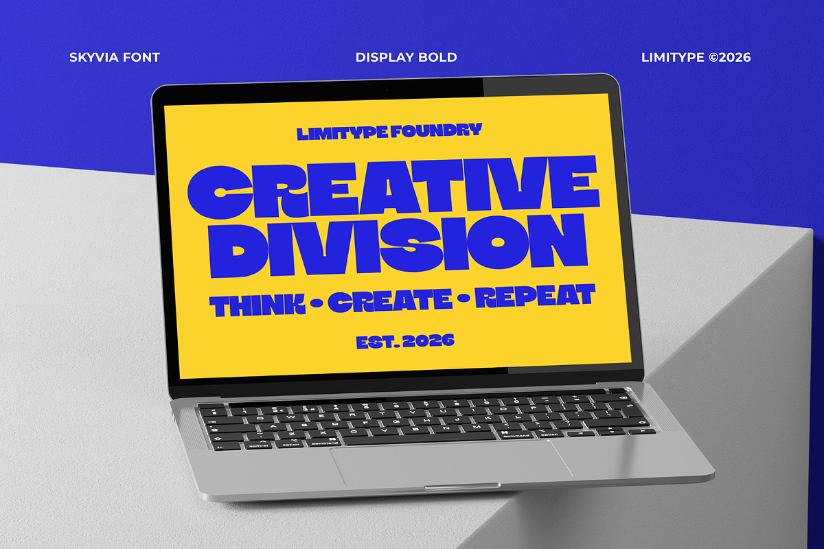 Skyvia - Bold Inktrap Font, a Sans Serif Font by limitype (Photo 10 of 12)
