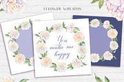 White Peonies-Watercolor Set, a Decorative Illustration by Irina Diasli (Thumbnail 4 of 10)