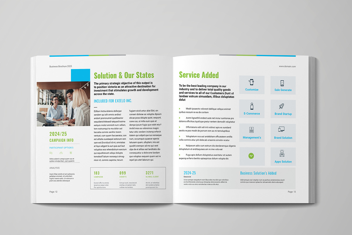Square Brochure, a Brochure Template by Elite_Standard (Photo 5 of 10)
