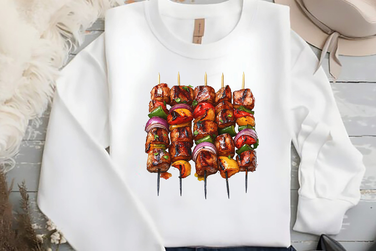 Watercolor Meat Clipart Bundle, an Illustration by DreamCafeArt (Photo 6 of 7)